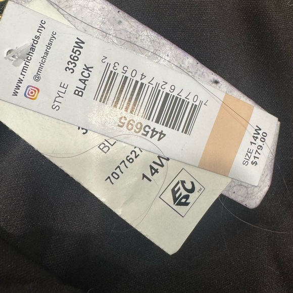 R&M Richards Black Evening Dress - Picture 8 of 9